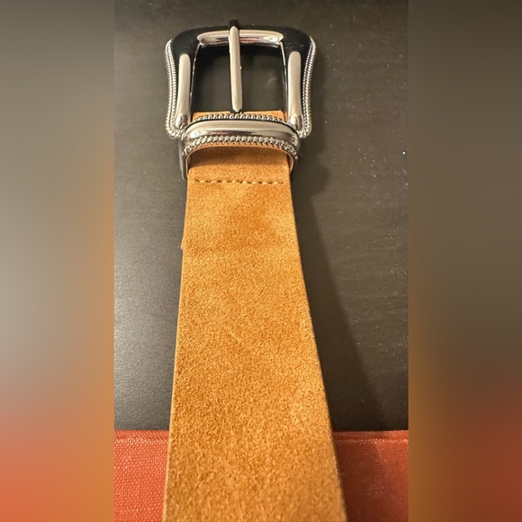100% Suede Leather Belt Men’s 32 - Picture 5 of 6